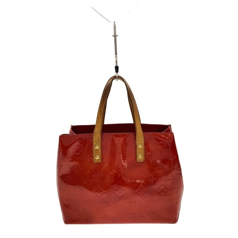 LOUIS VUITTON ヴェルニ リードPM エナメル ハンドバッグ LOUIS VUITTON◇リードPM_モノグラム・ヴェルニ/エナメル/RED