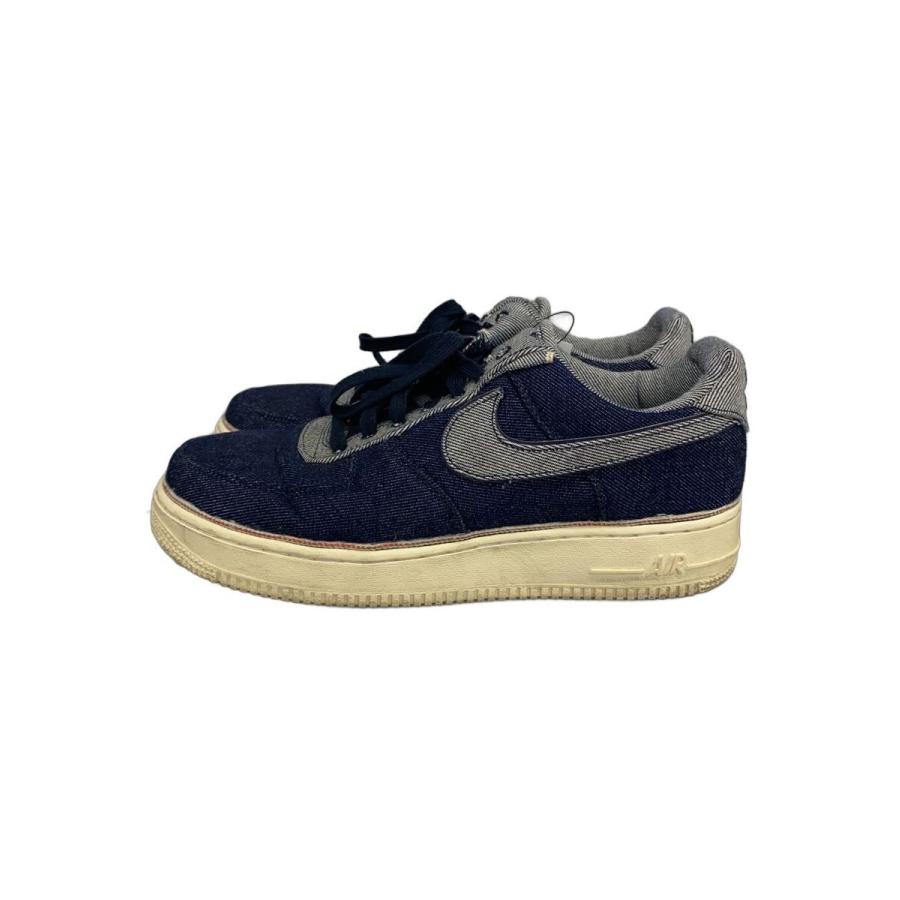 NIKE◇AIR FORCE 1 07 PRM/エアフォースプレミアム/ネイビー/905345