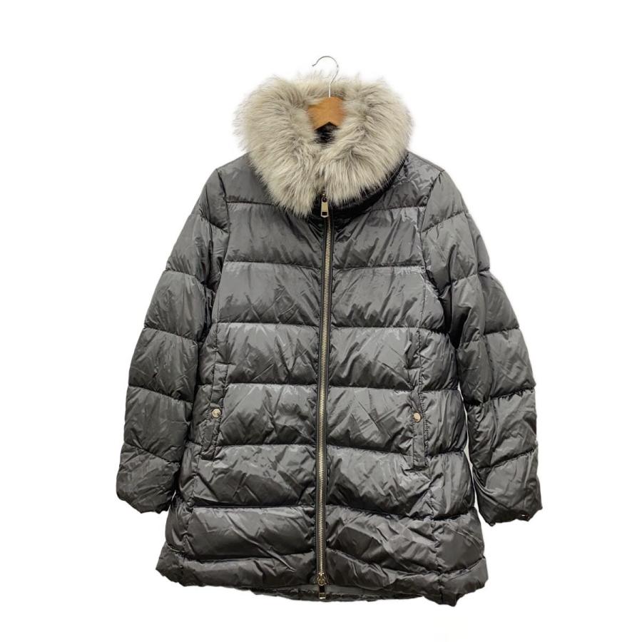TOMMY HILFIGER◇ダウンジャケット/L/ナイロン/GRY/無地/WW0WW24361 