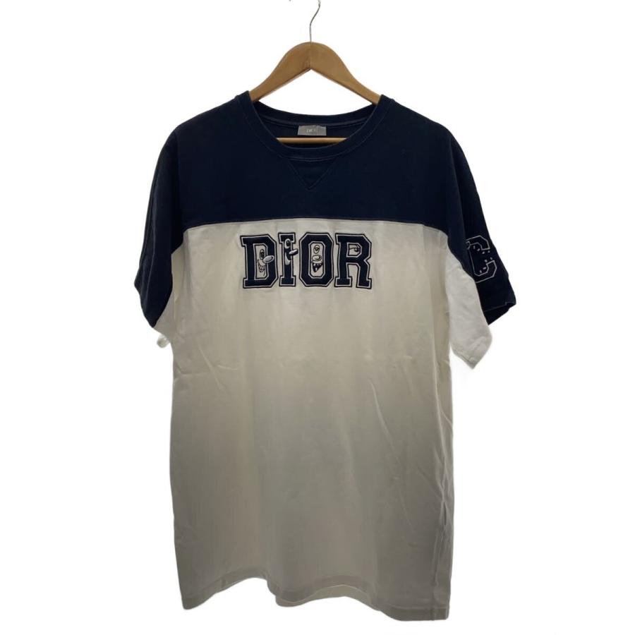 Christian Dior◇Tシャツ/XXL/コットン/WHT/193J646A0554/21AW/KENNY