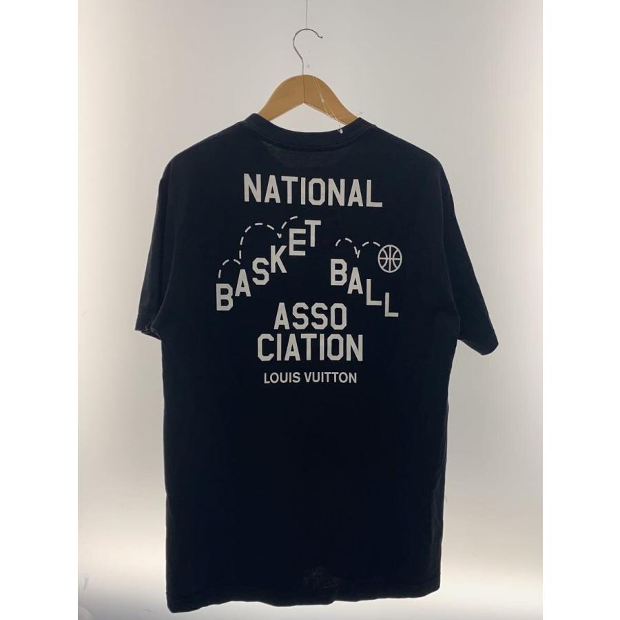 LOUIS VUITTON◇Tシャツ/XL/コットン/BLK/RM212M NPG/NBAコラボ LV