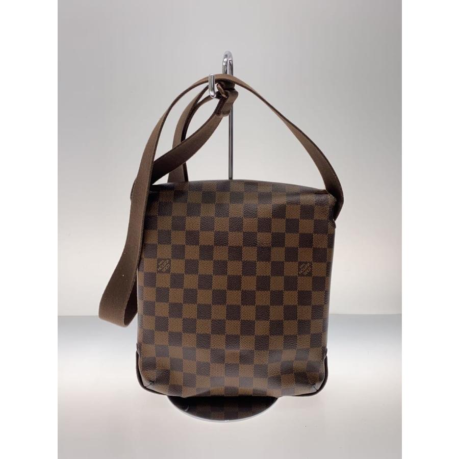 LOUIS VUITTON◇ブルックリンPM_ダミエ・エベヌ_BRW/PVC/BRW 