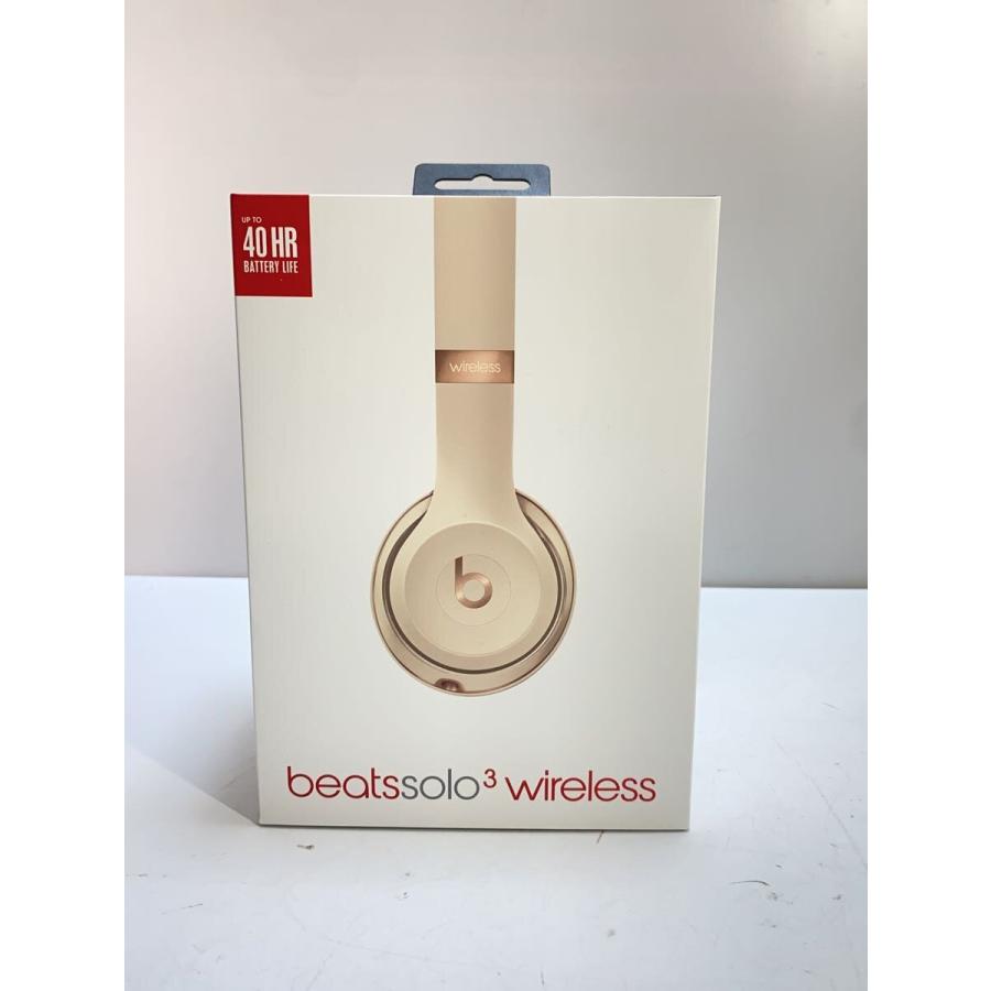 beats by dr.dre◇ヘッドホン solo3 wireless MNER2PA/A [ゴールド