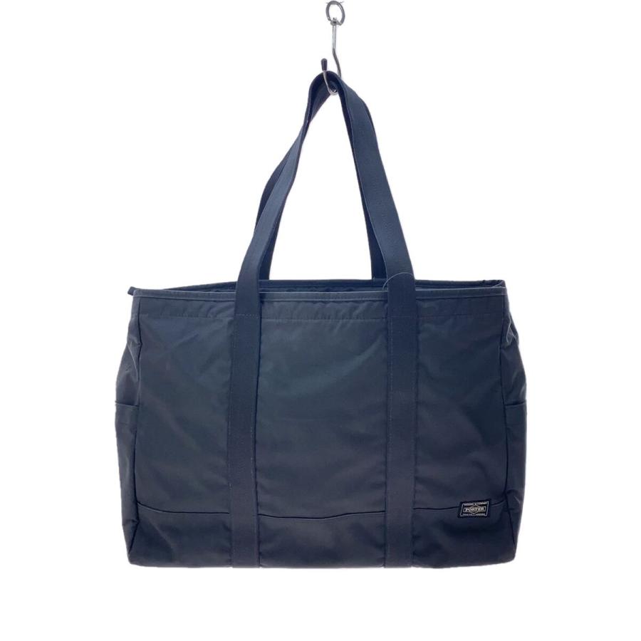 PORTERナイロン ブラック トートバッグ PORTER◇トートバッグ/ビジネスバッグ/ナイロン/BLK : セカンド