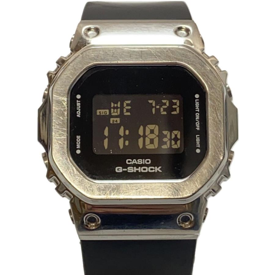 CASIO◇クォーツ腕時計/デジタル/ラバー/本体小傷あり/SS/GM-S5600U