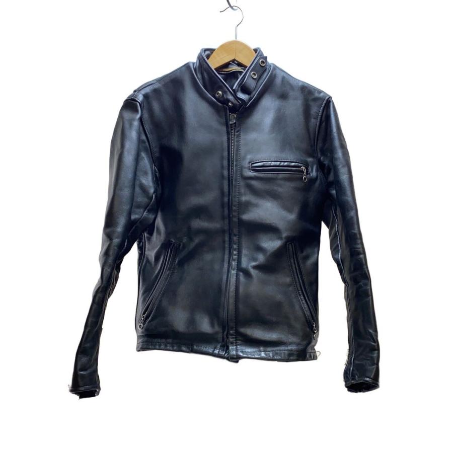 ショット Schott シングルライダース 641 サイズ36　ブラック Schott シングルライダース 641 レザージャケット 黒 サイズ36