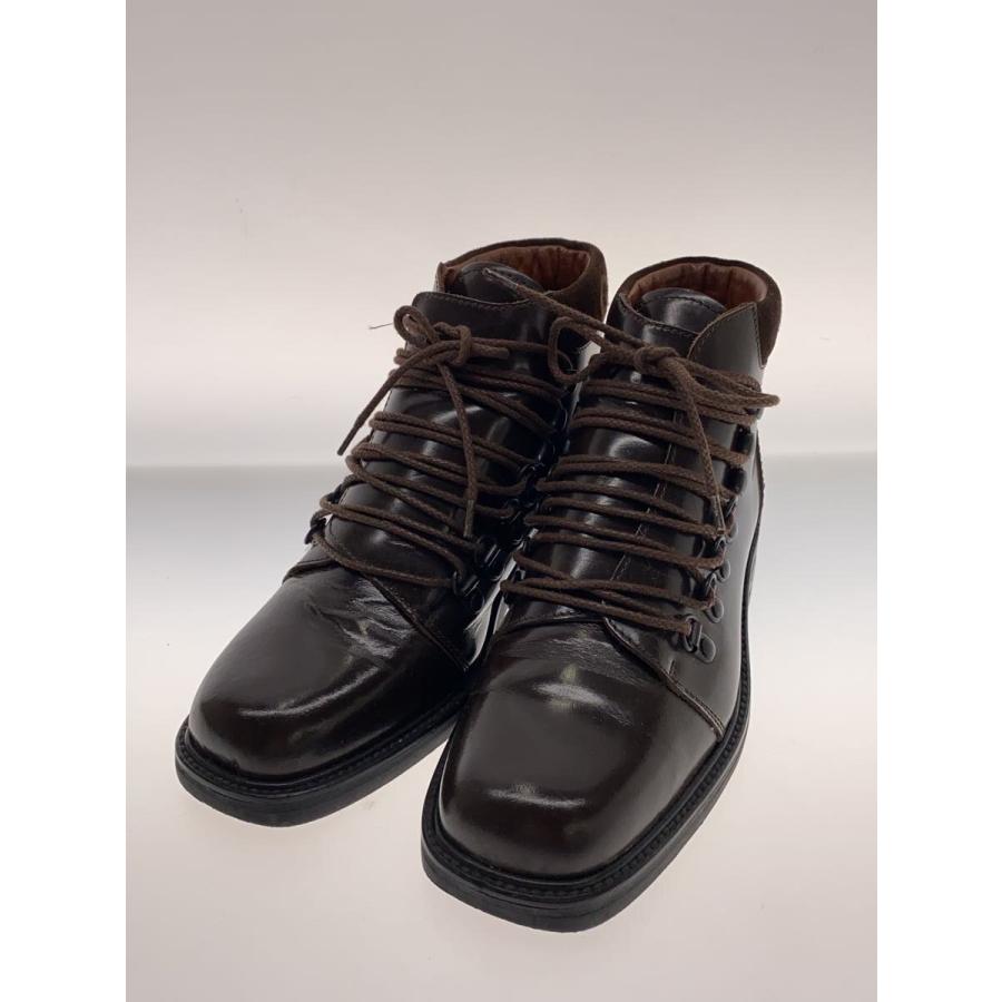 GUCCI◇レースアップブーツ/35.5/BRW/レザー/104 0153 : セカンド