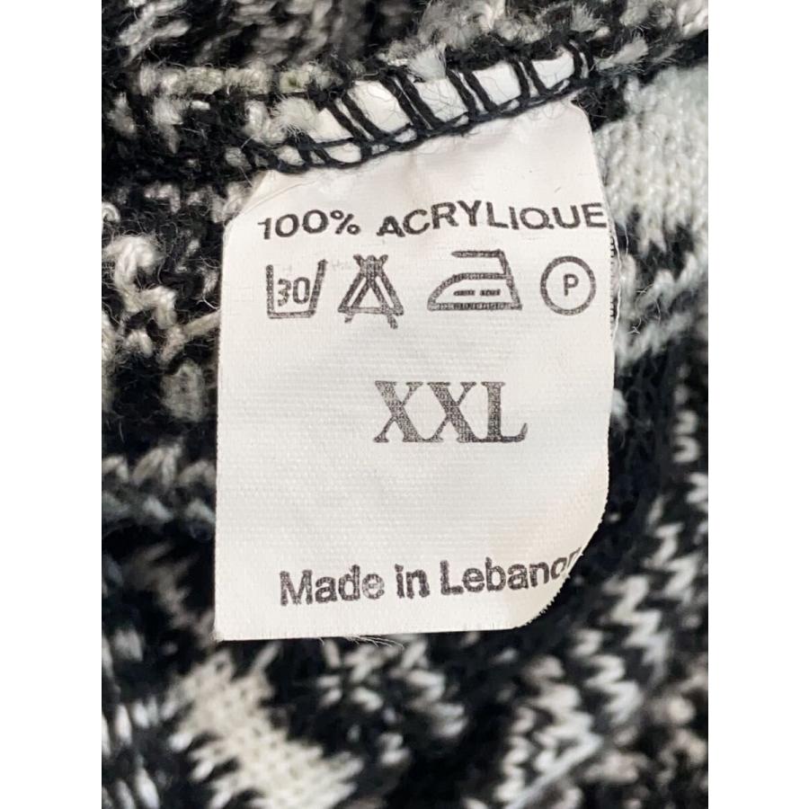 COOGI◇3D/ニット・セーター(厚手)/XXL/アクリル/BLK/ほつれ、汚れ有