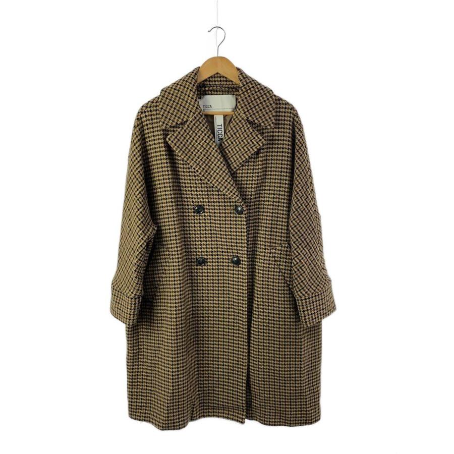 ✨美品✨45R✨シェットランド✨ウールコート✨千鳥格子✨ヘリンボーン ✨希少✨45R✨シェットランド✨ウールコート✨千鳥格子✨ヘリンボーン