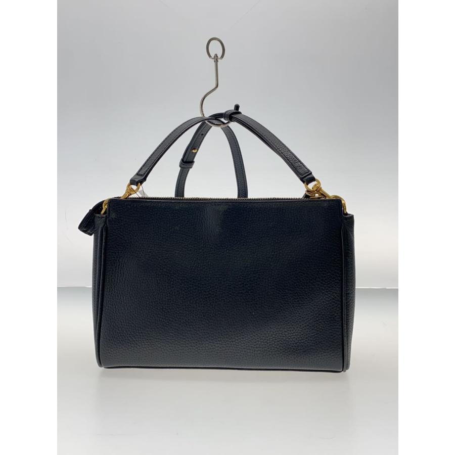Tory Burch ブラックレザーショルダーバッグ TORY BURCH◇ショルダーバッグ/レザー/BLK/10009171 : セカンド