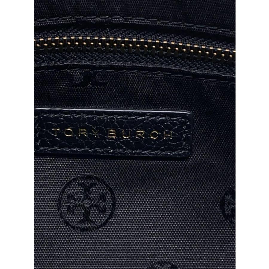 TORY BURCH◇ショルダーバッグ/レザー/BLK/10009171 : セカンド
