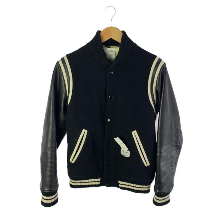 BEDWIN & THE HEARTBREAKERS◇スタジャン/--/ウール/BLK/内側変色・毛