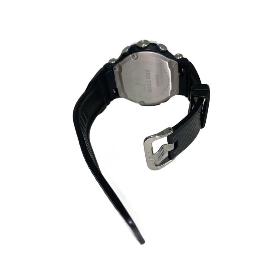 CASIO◇PRO TREK Smart WSD-F30 春霞【WearOS】/デジタル/BLK