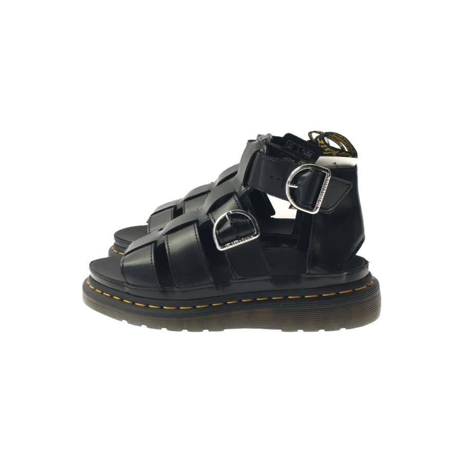 Dr.Martens◇サンダル/38/BLK/レザー/MACKAYE/ベルトサンダル