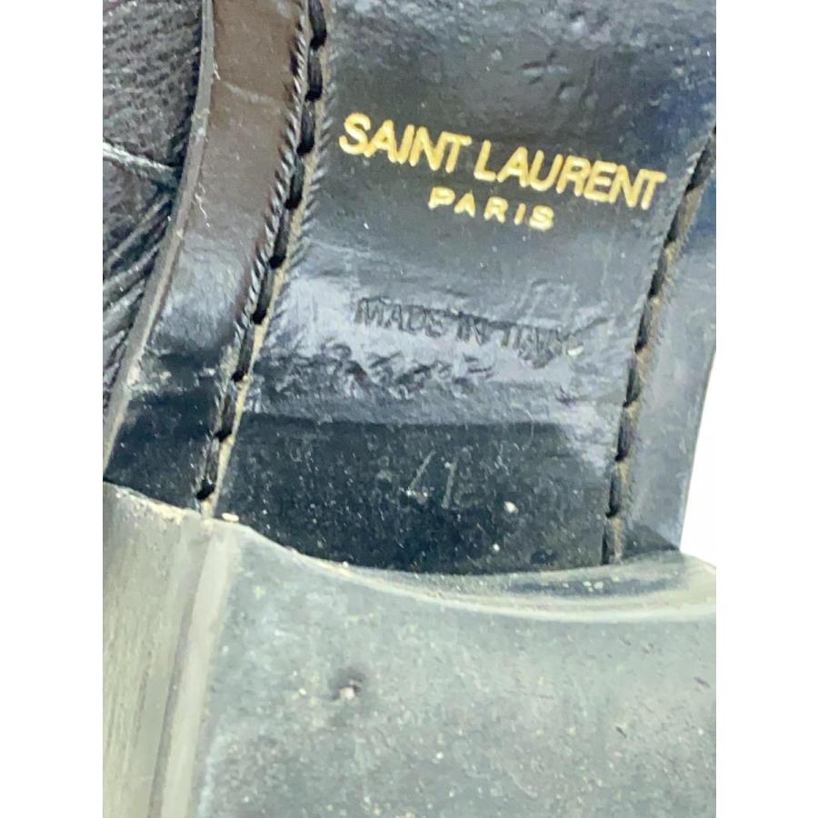 SAINT LAURENT◇ブーツ/41/BLK/レザー/443199 : セカンド SAINT LAURENT◇ブーツ/41/BLK/レザー/443199 : セカンド