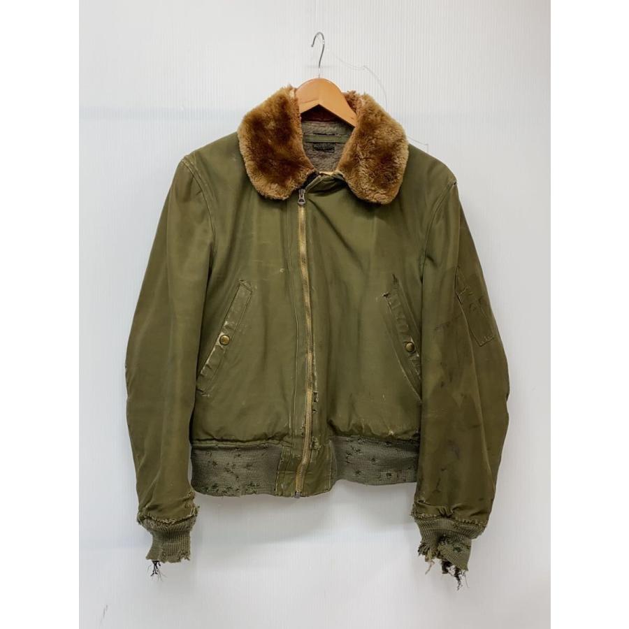 U.S.AIR FORCE◇40s/B-15/WW2/FLIGHT JACKET/BORO/雰囲気系/vintage/42