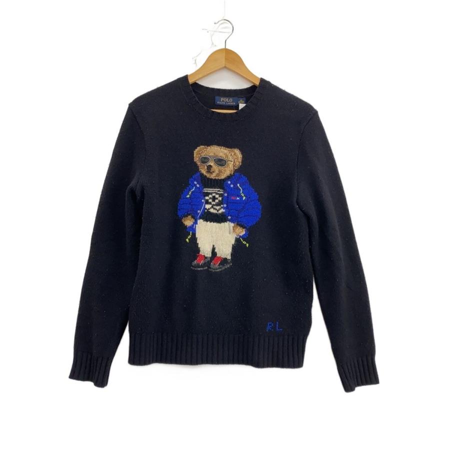 POLO RALPH LAUREN◇ポロベア/RLX/ニット/セーター/XS/ウール