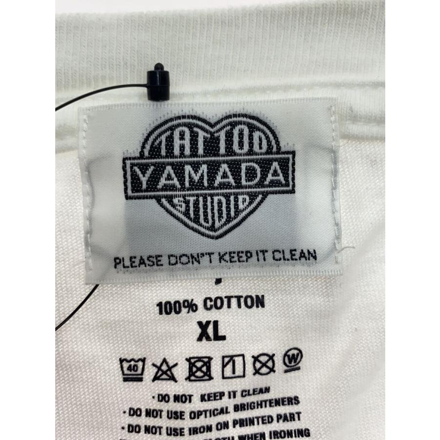 TATTOO STUDIO YAMADA◇Tシャツ/XL/コットン/WHT/無地/beach romance