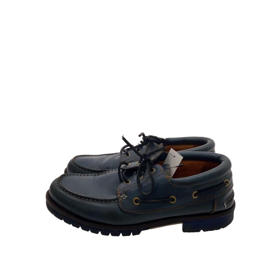 Danner◇3EYELET/デッキシューズ/26.5cm/BLU/レザー/D0024 : セカンド