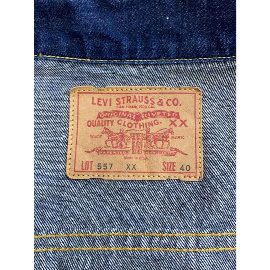 Levi's◇90s/バレンシア製/3rd/557XX/Gジャン/40/デニム/70557 0006