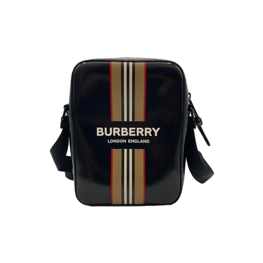 BURBERRY◇ショルダーバッグ/PVC/BLK/プリント/8030016/バーバリー