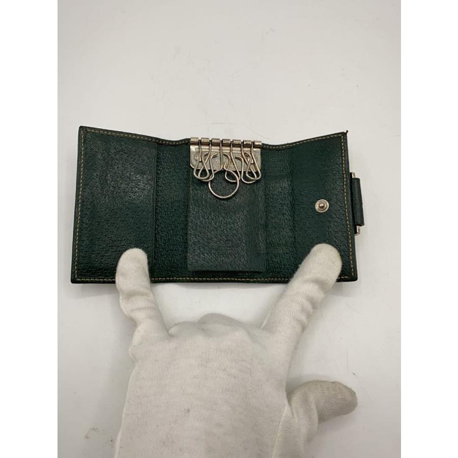 GUCCI◇キーケース/6連/キャンバス/BRW/モノグラム/レディース