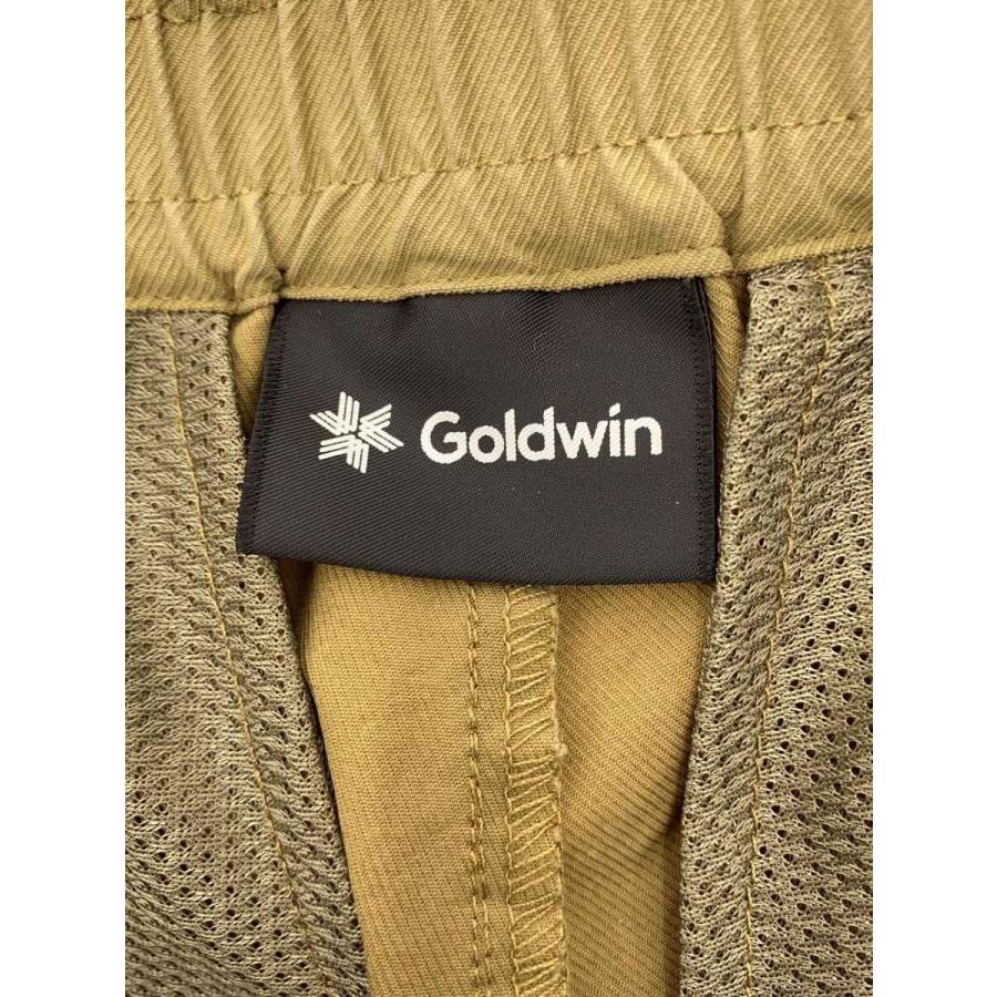 GOLDWIN◇ワンタックテーパードアンクルパンツ/S/ナイロン/KHK/無地