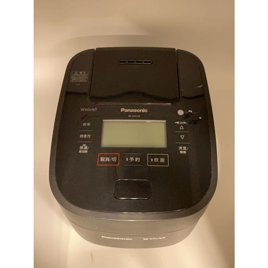 Panasonic◇炊飯器 Wおどり炊き SR-VSX109-K [ブラック] : セカンド 