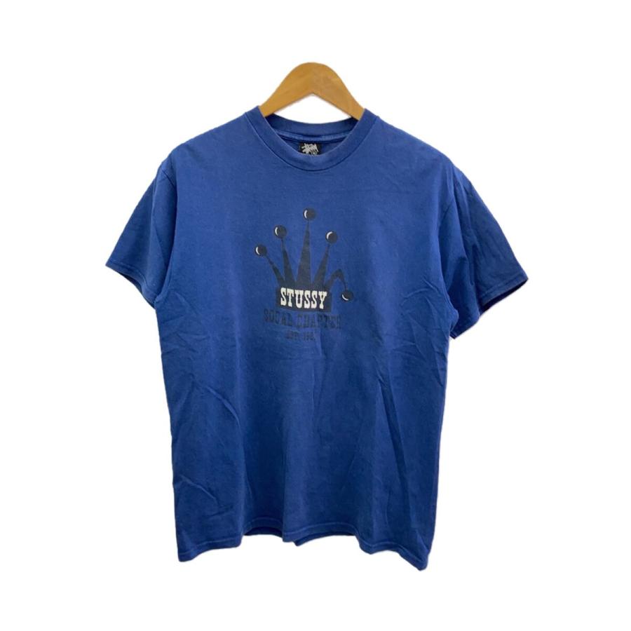 STUSSY◇SOCAL CHAPTER/Tシャツ/M/コットン/NVY : セカンドストリート 