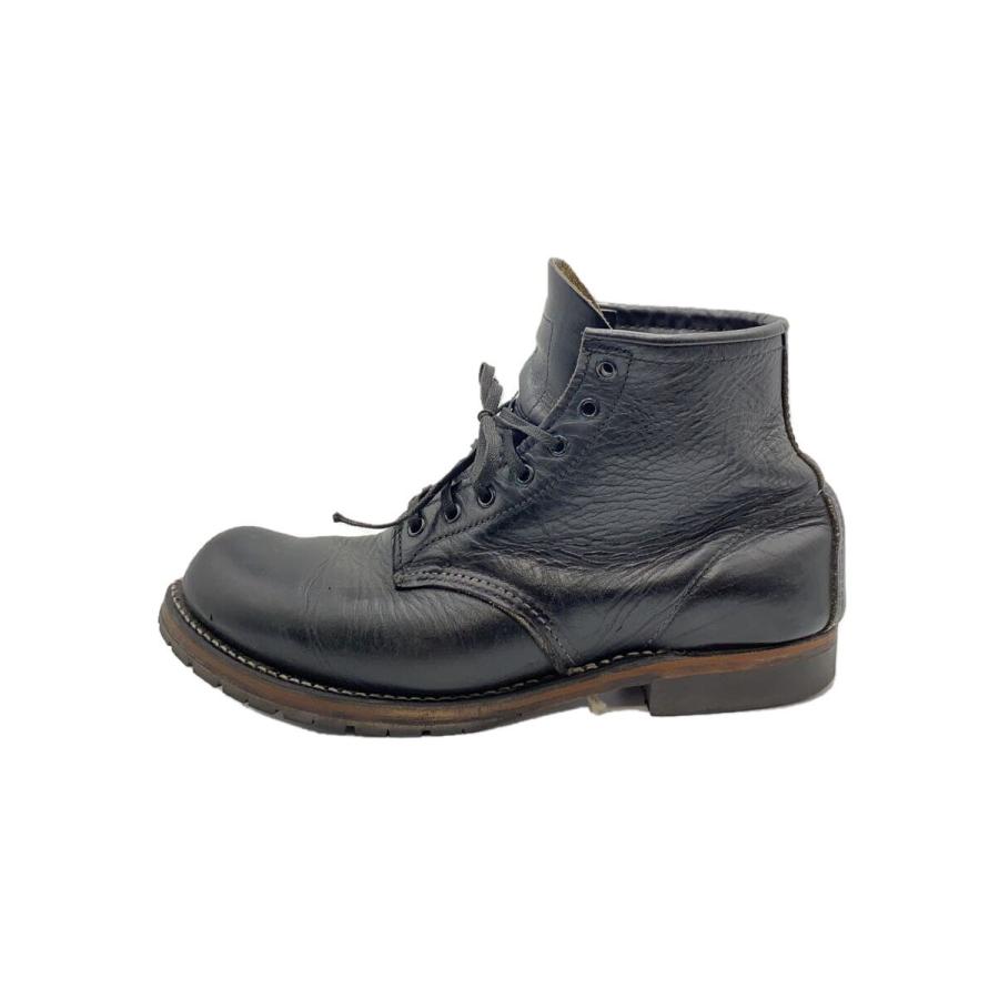 RED WING◇レースアップブーツ・ベックマンラウンド/US8/BLK
