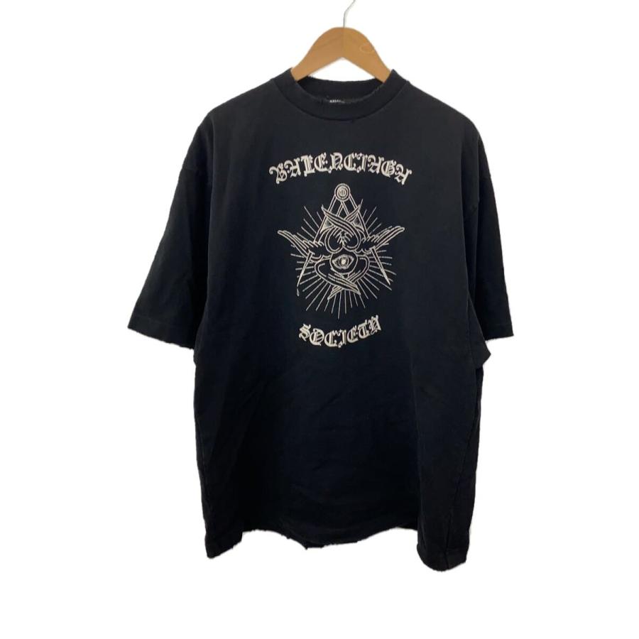 BALENCIAGA◇FREE YOUR MIND/Tシャツ/XXS/コットン/BLK/JP57 2020