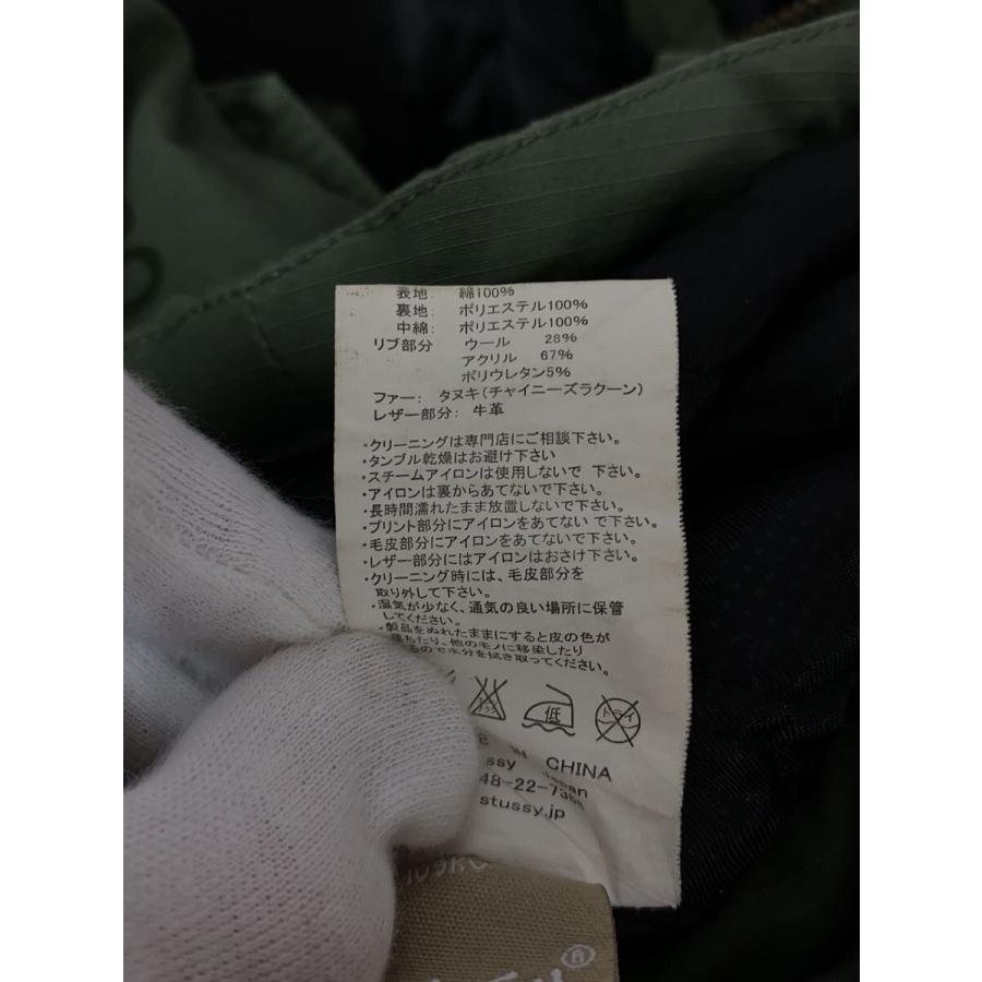 STUSSY◇N-3Bタイプフライトジャケット/L/コットン/KHK : セカンド