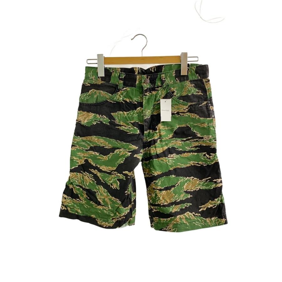 A BATHING APE◇ショートパンツ/M/コットン/タイガーカモ : セカンド