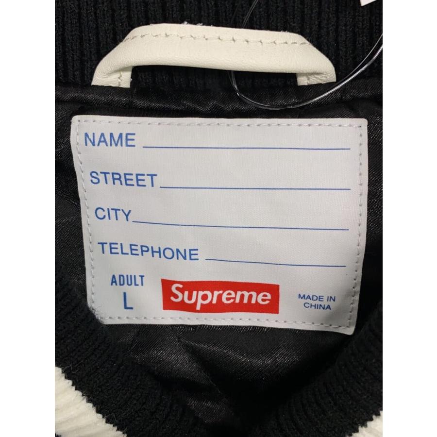 Supreme◇Drill Team Varsity Jacket/スタジャン/L/ウール/BLK