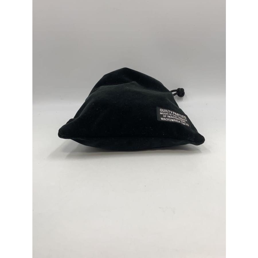 WACKO MARIA◇VELVET SHOULDER PORCH/巾着ポーチ/ベロア/BLK 