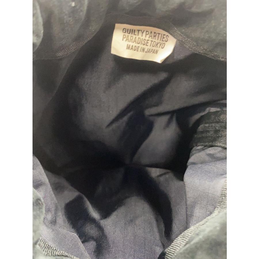 WACKO MARIA◇VELVET SHOULDER PORCH/巾着ポーチ/ベロア/BLK 
