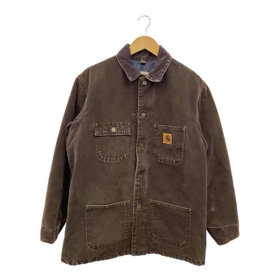Carhartt◇チョアコート/USA製/カバーオール/M/コットン/BRW/C02 DKB