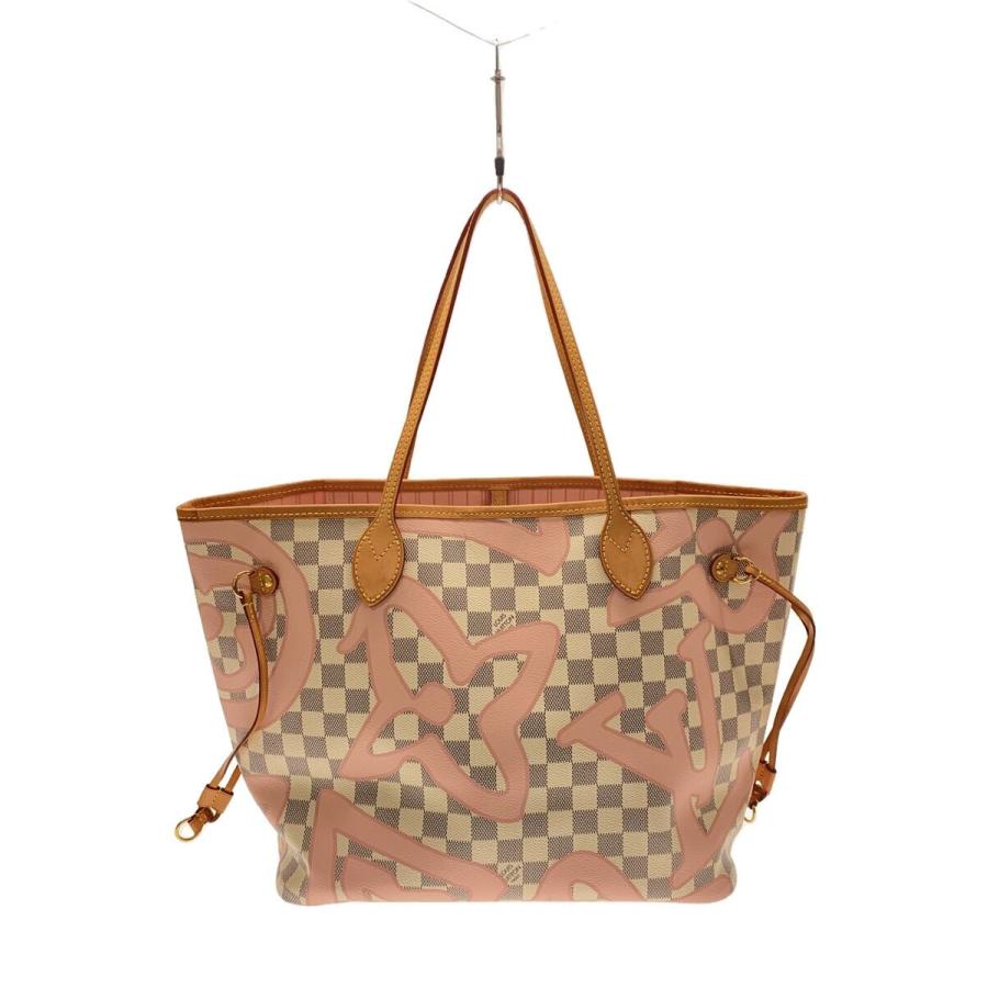 LOUIS VUITTON◇ネヴァーフルMM_ダミエ・アズール_タイシエンヌ_WHT