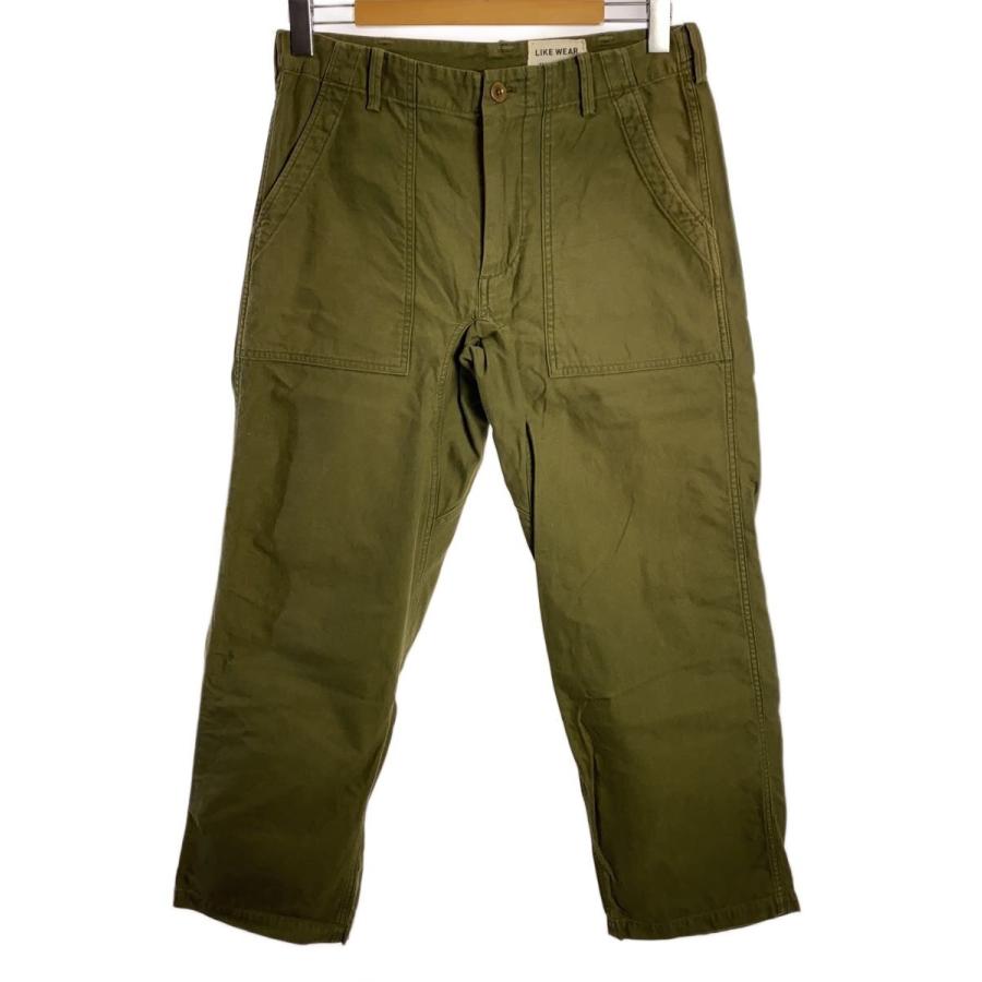 YAECA◇LIKE WEAR BAKER PANTS/32/コットン/KHK/無地/15618 : セカンド