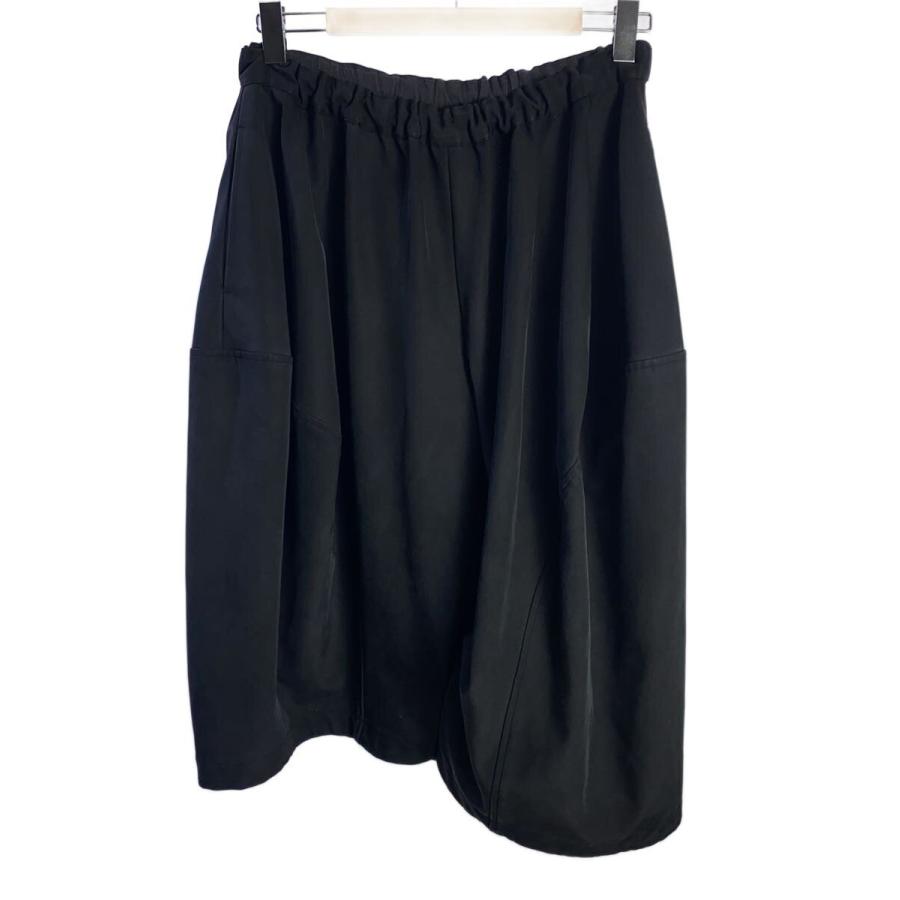 COMME des GARCONS HOMME◇サルエルパンツ/M/ウール/BLK/無地/GP-P011