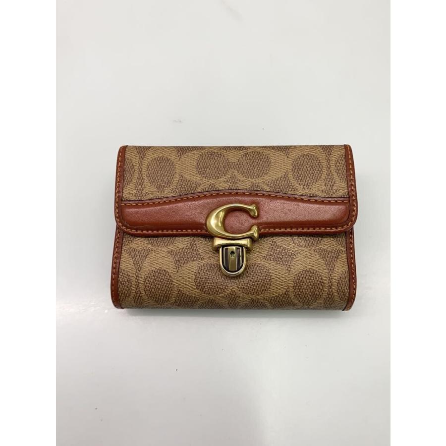 ꒰*꒱様 COACH ブラウン 二つ折り財布 箱付き COACH◇コーチ/2つ折り財布/--/ブラウン/総柄/レディース/C6728