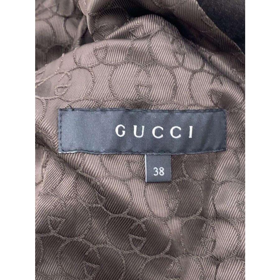 GUCCI◆バッチ付/2Bテーラードジャケット/38/ブラウン/183293.ZQ001｜ssol-shopping｜03