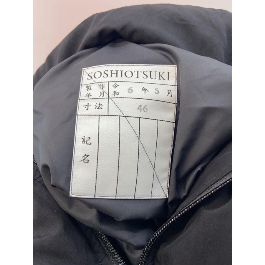 SOSHIOTSUKI◇24AW/ダウンジャケット/46/ブラック/s24aw22jkt SOSHIOTSUKI◇24AW/ダウンジャケット/46/ブラック/s24aw22jkt