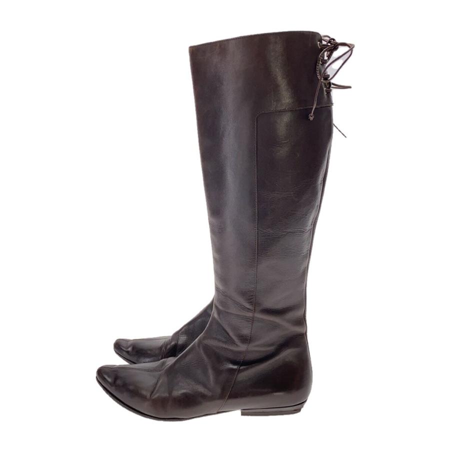 Max Mara マックスマーラロングブーツレザー黒美品 Max Mara（マックスマーラ） ニットロング ニーハイブーツ ブラック 36