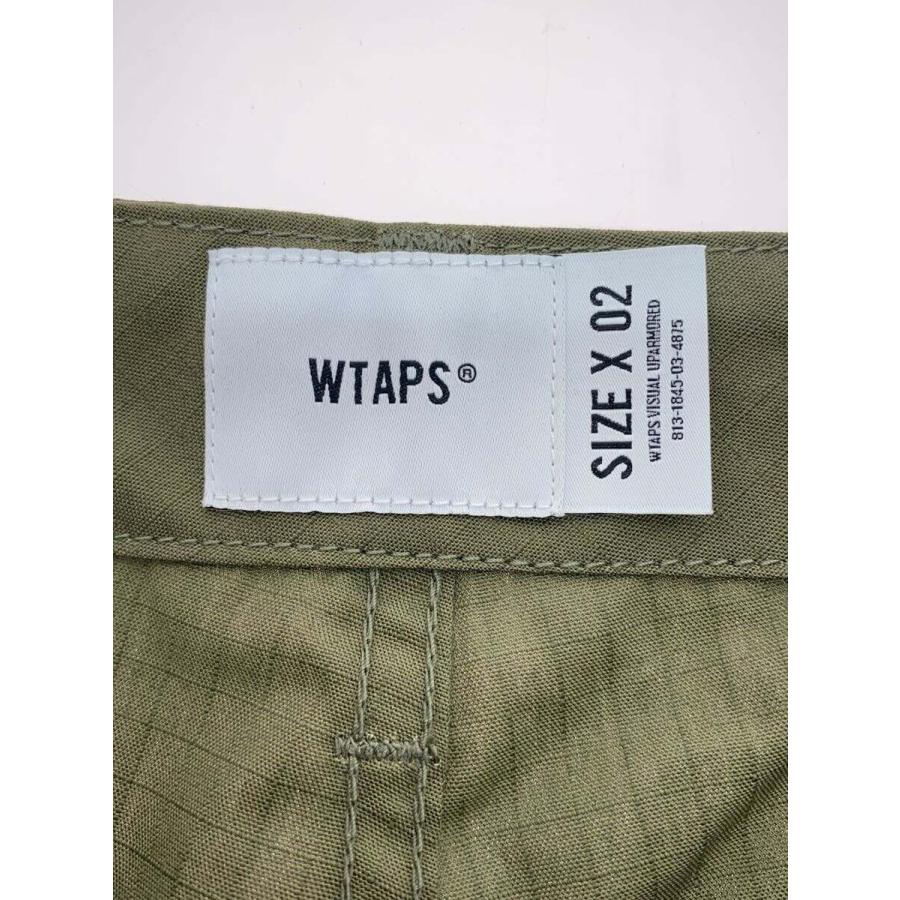WTAPS◇Trousers/Cotton. Ripstop/ボトム/2/コットン/グリーン