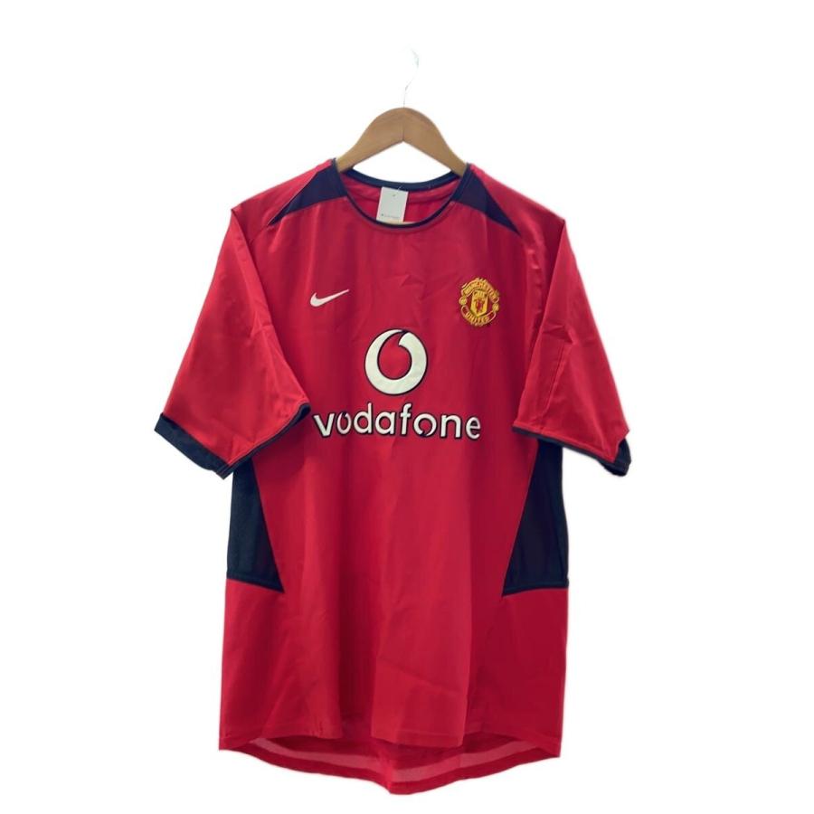 NIKE◇マンチェスターユナイテッド Tシャツ/M/ポリエステル/RED