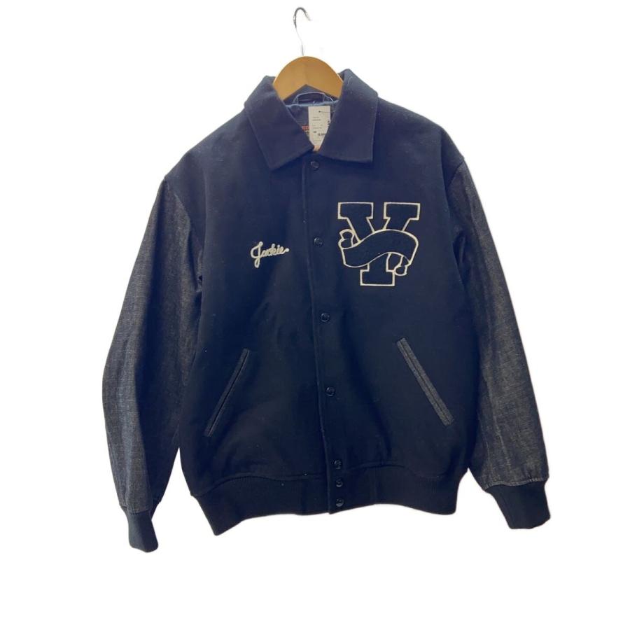 SKOOKUM◇スタジャン/M/ウール/BLK/無地/1-UAM23A-10 : セカンド