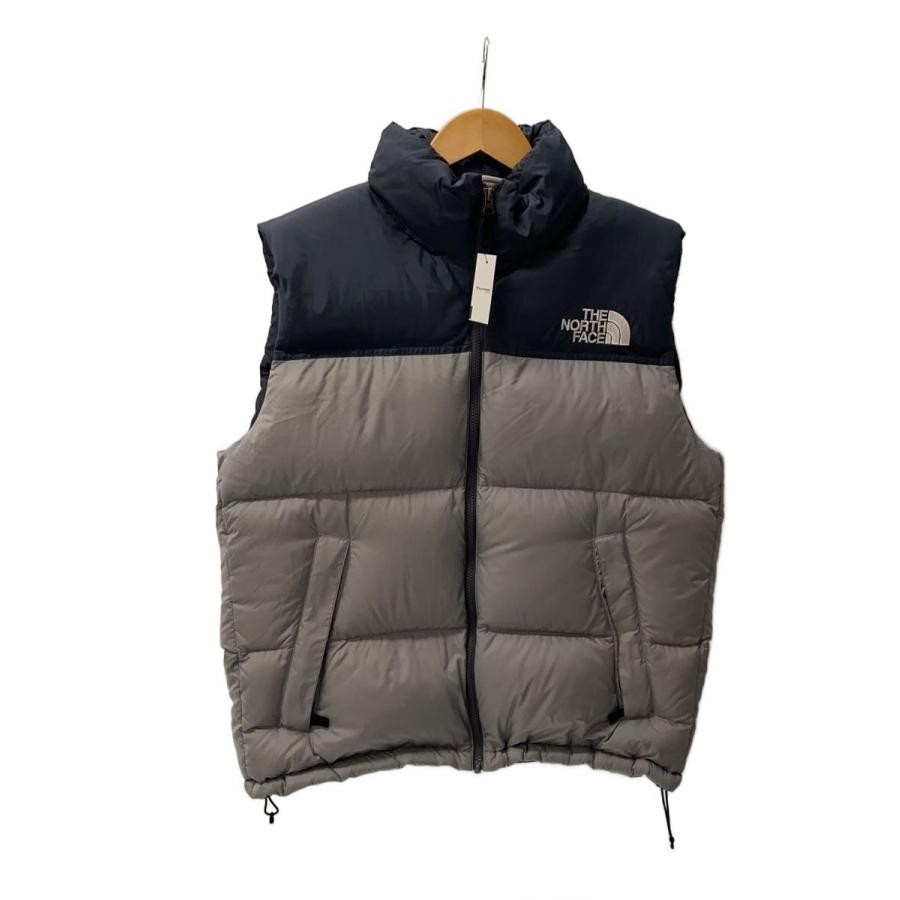 THE NORTH FACE ヌプシベスト グレー Lサイズ THE NORTH FACE◇NUPTSE VEST_ヌプシベスト/L/ナイロン/グレー