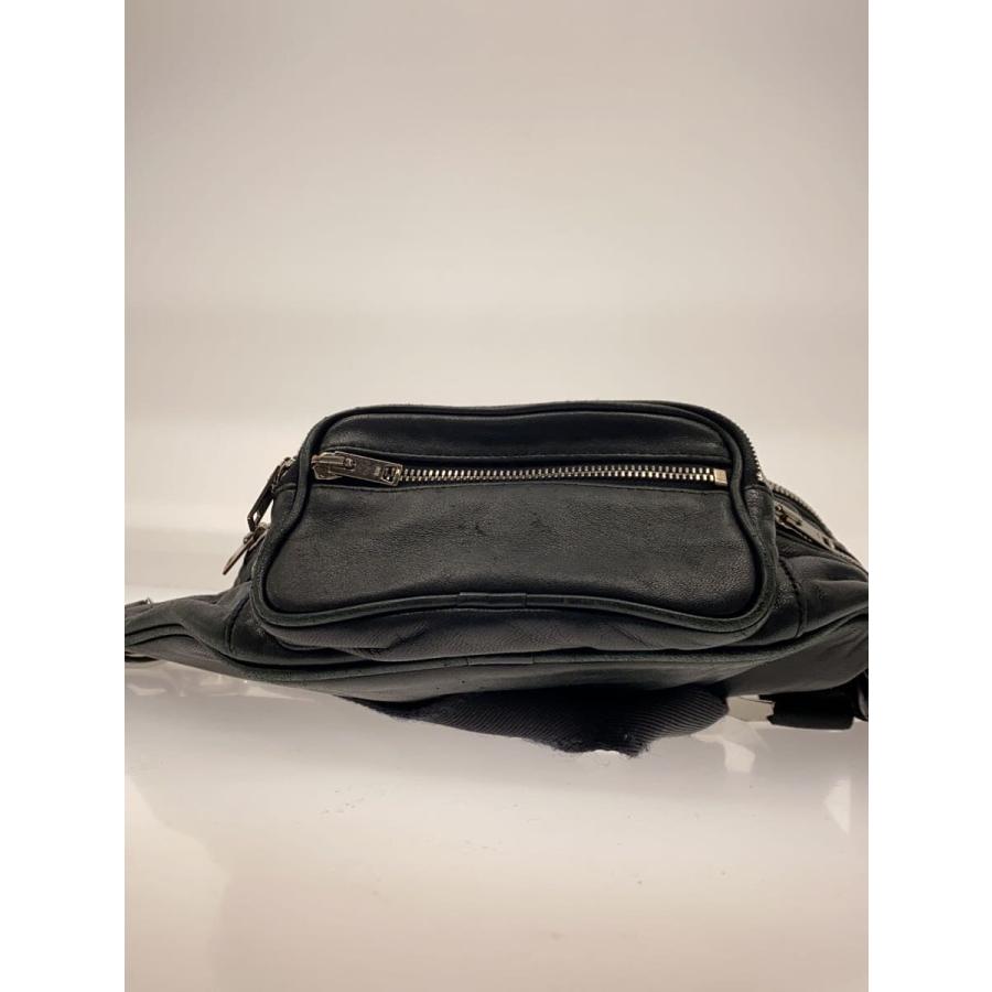 Alexander Wang◇ATTICA SOFT FANNY PACK/ウエストバッグ/羊革/BLK