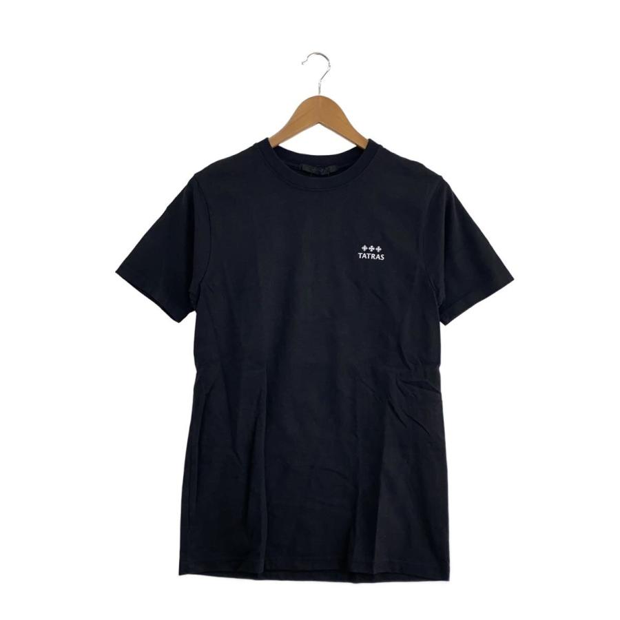 TATRAS◇BACK TO THE FUTURE/Tシャツ/1/コットン/BLK/MTAT22S8223-M